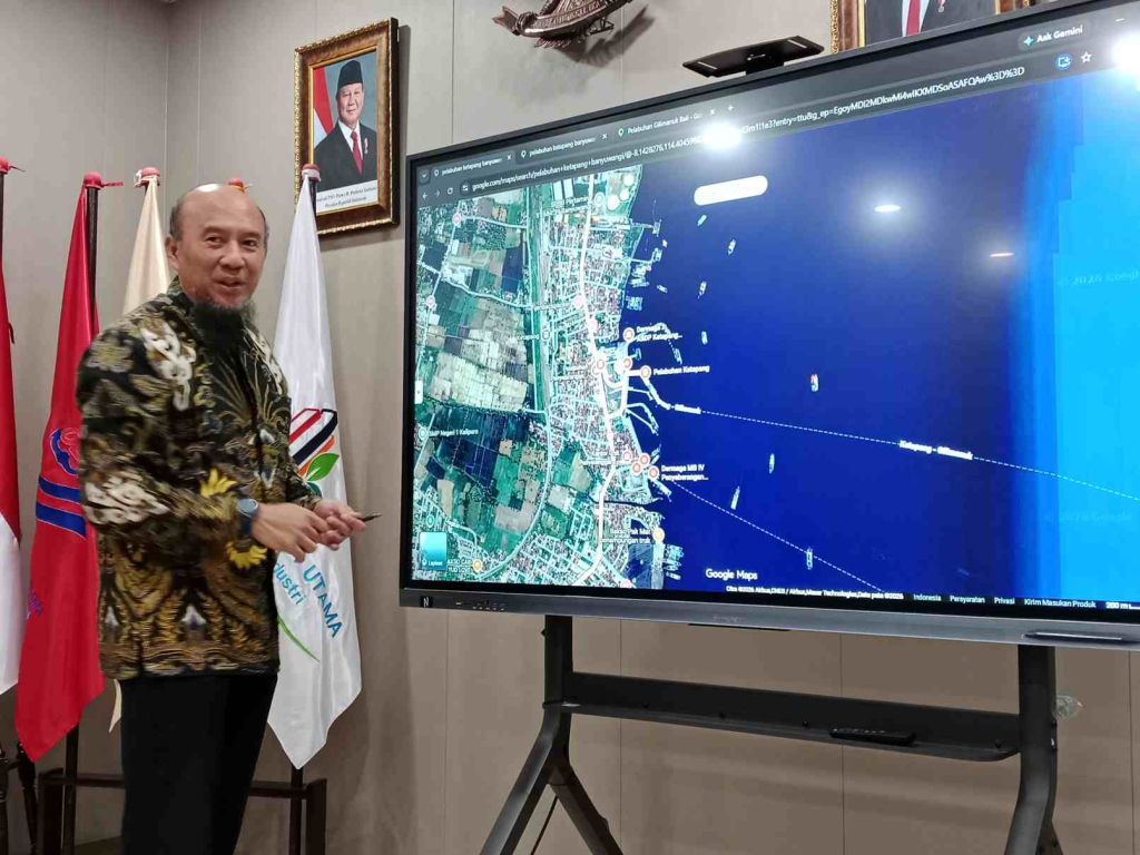 Ketua Bidang Tarif dan Usaha DPP Gapasdap, Rahmatika, jelaskan peta dermaga
